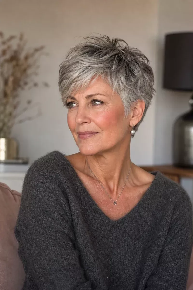 7 coupes courtes idéales pour femmes de plus de 60 ans cet été